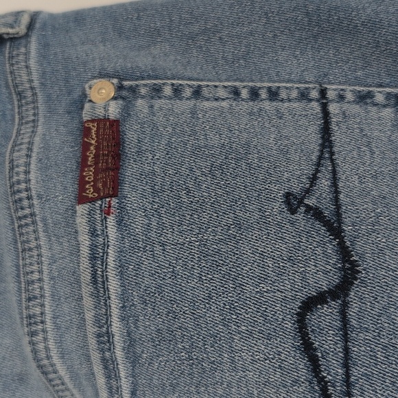 Josefina 7 For All Mankind Jeans Size 27 NWT . - Picture 7 of 14